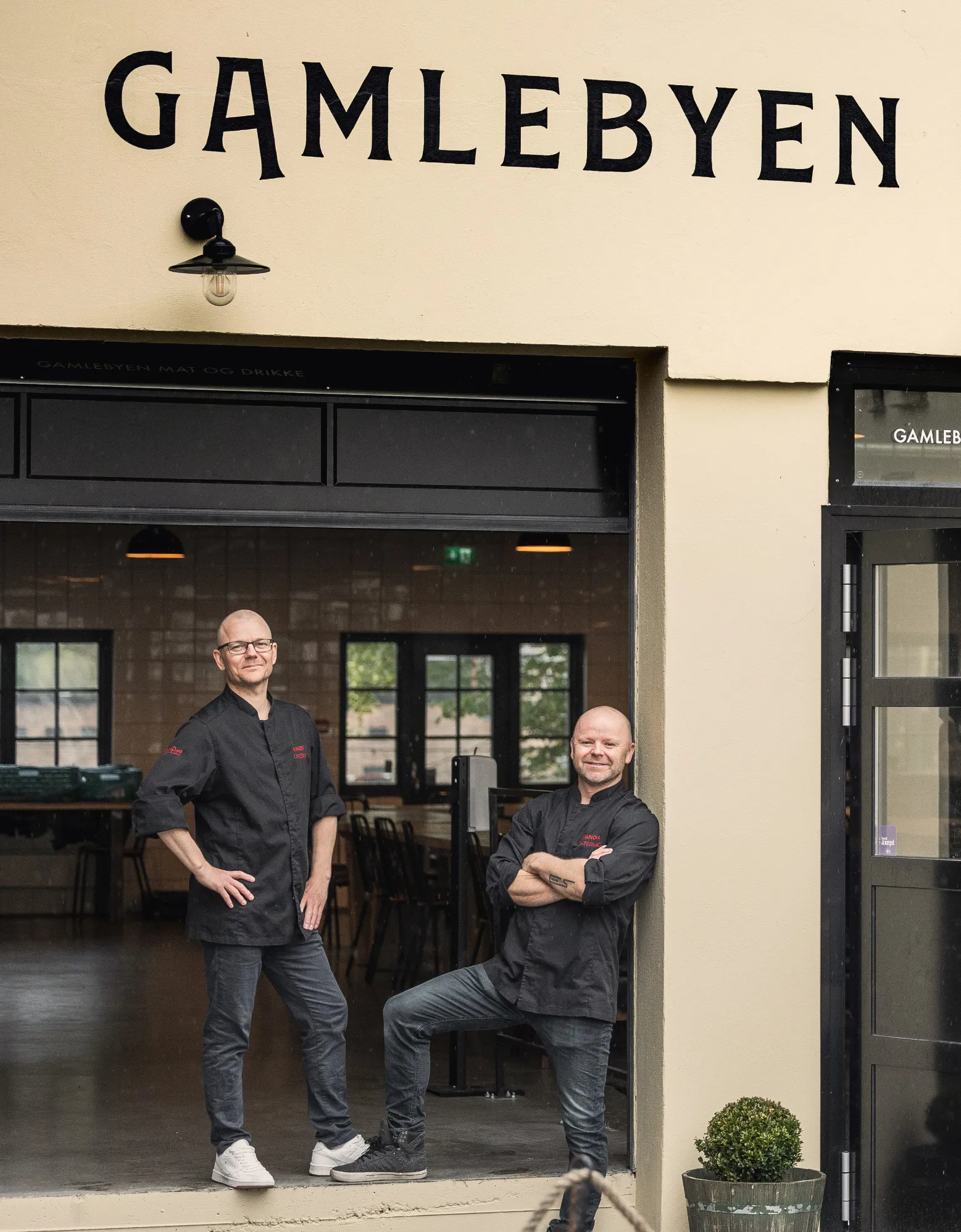 Kokkene Erling Sundal og Ole Vesteng — gründere av Kanon Catering